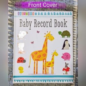 Baby Record Book - Hardcover baby keepsake book